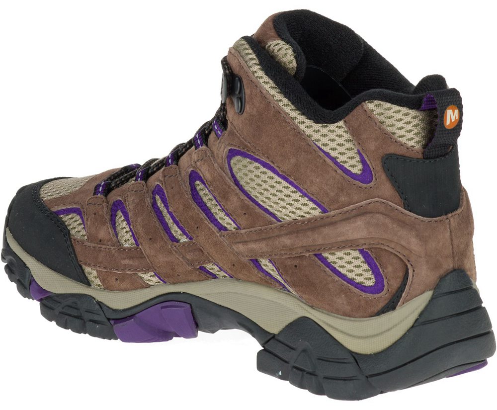 Merrell Støvler Dame - Moab 2 Mid Ventilator - Brune - NIS016248